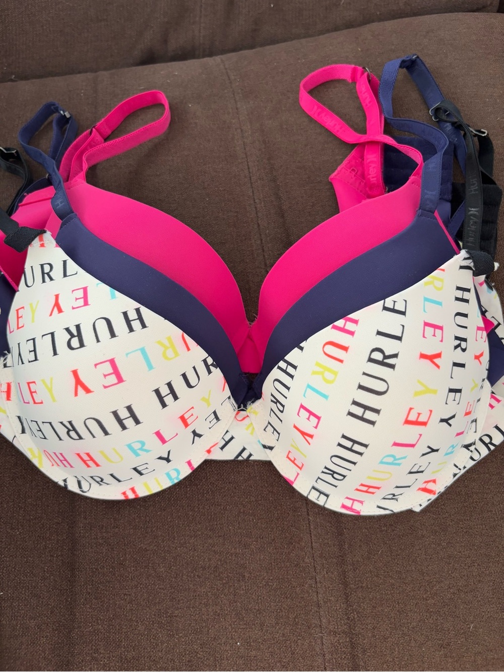 3pk Hurley bras